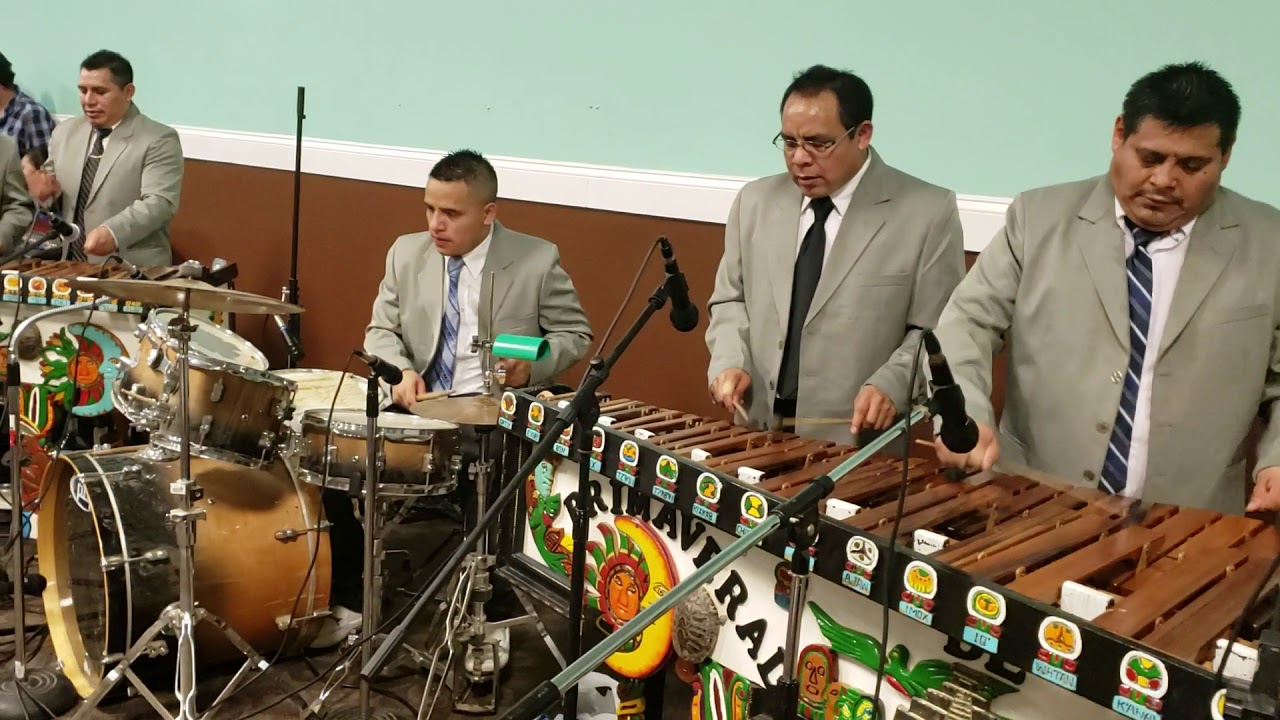 Marimba primaveral de Guatemala . fiesta patronal de san rafael en