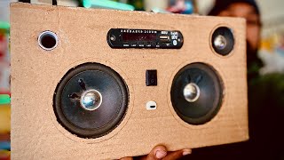 how to make powerful boombox speaker at home #technicalchahal1m