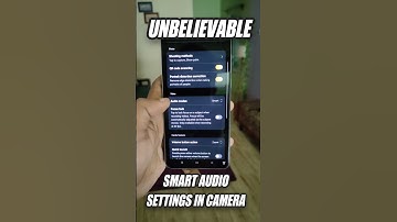 #shorts Unbelievable Smart Audio Settings On Camera Of Oneplus Nord Ce 4