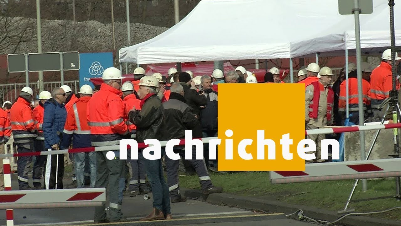 Berlin: Stahlarbeiter kämpfen um ihre Jobs