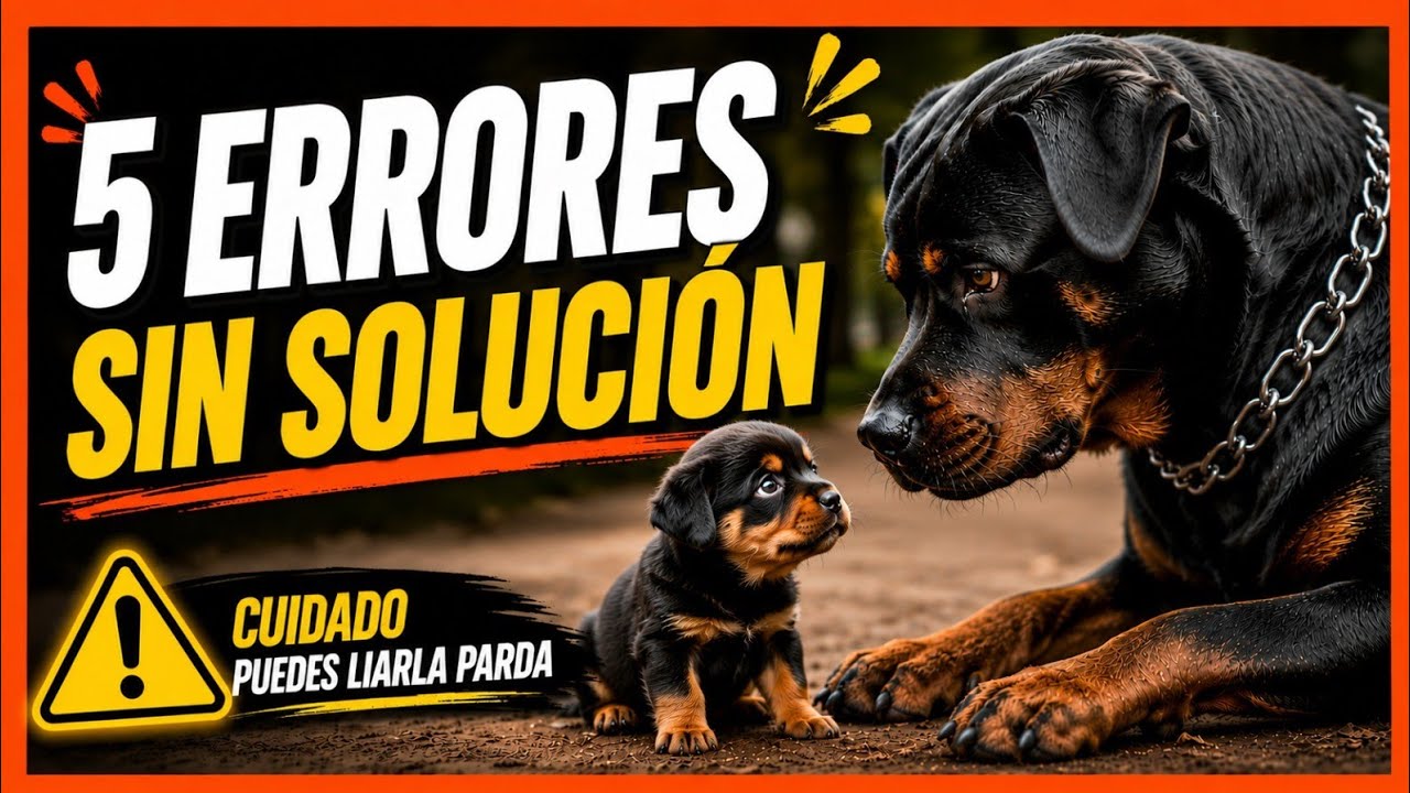 5 ERRORES QUE ARRUINAN LA EDUCACIÓN DE TU PERRO (y que no tienen solución 😱)