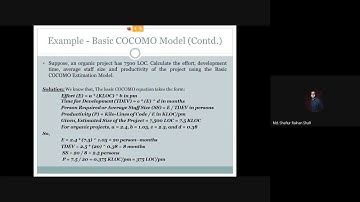 Implementation of Basic COCOMO Software Estimation Model in Effort and Time Estimation | Example