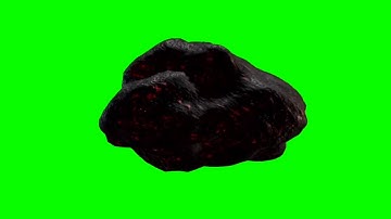 Asteroid 3D Free - Green Screen Animation { Video Free Play }