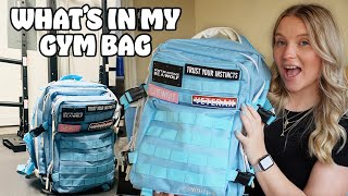 WHAT’S IN MY GYM BAG  Gym Essentials I Carry In My WOLFPAK BACKPACK!