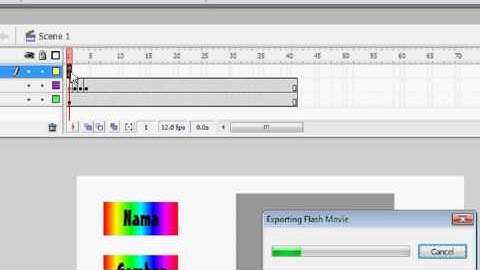 Cara Belajar Navigasi Antar Frame Menggunakan Flash