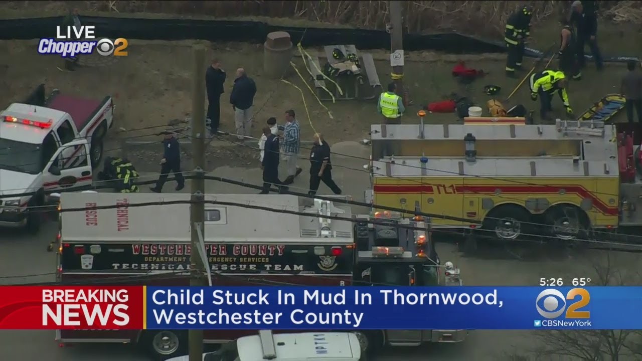 Breaking News Child Stuck In Mud In Thornwood, Westchester County