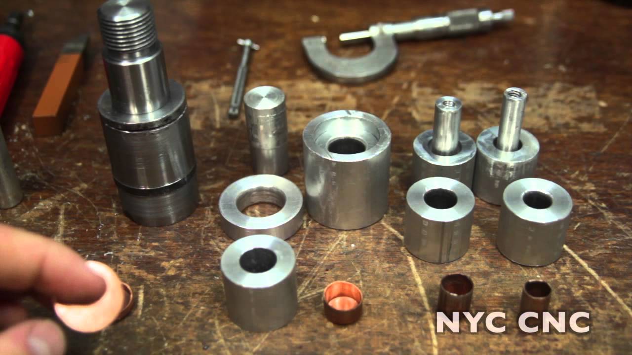 Making Copper Bullet Jackets: Machining Punching & Drawing Dies! Part 1 ...