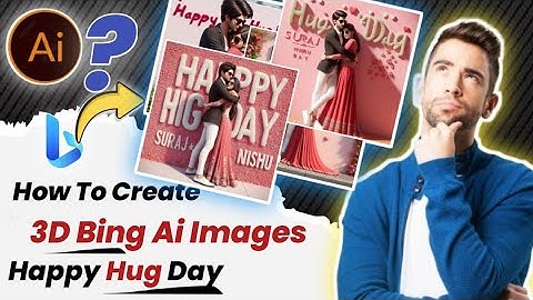 Happy Hug Day Ai Photo Editing #bingimagecreator