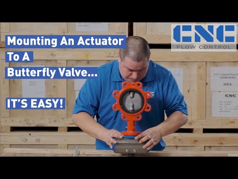 Mounting a Pneumatic Actuator to a Butterfly Valve. It&rsquo;s Easy!