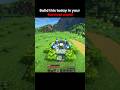 Build this today in your Minecraft Survival #minecraft #shortsfeed #shortsfeed