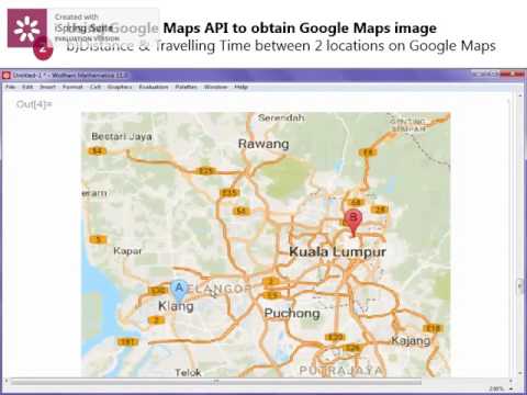 Integrate Google Maps Into Mathematica For Advance Computation