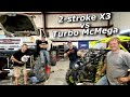 2-stroke Maverick X3 vs TURBO Mega Truck build off! 2 Builds 1 Shop DAY 1!