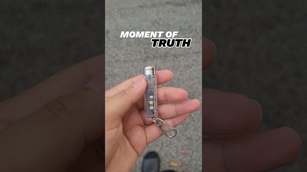 Nicron K11 Keychain Flashlight Quickie