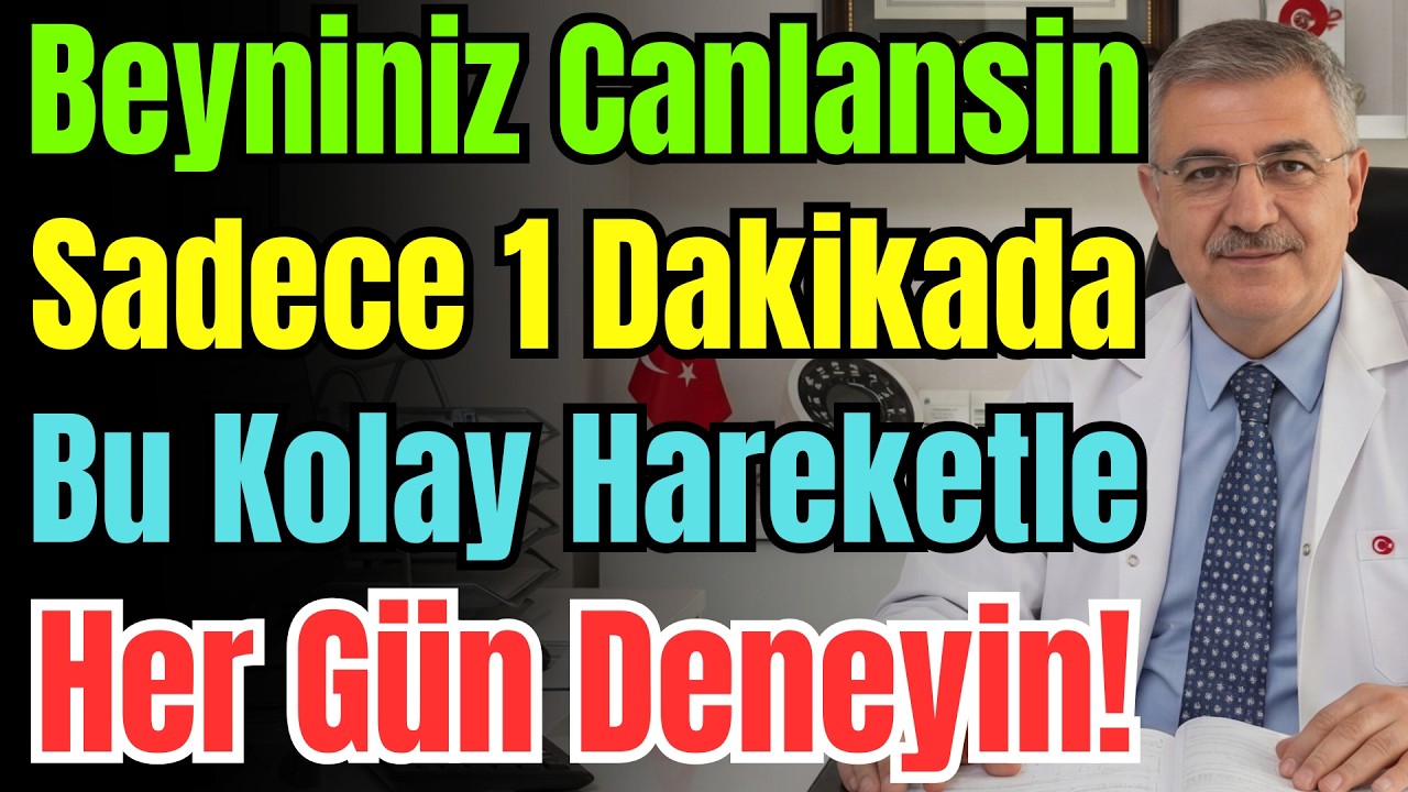 Demansı Önleyin! Günde Sadece 1 Dakika Ile Beyin Sağlığınızı Koruyun Ve 20 Yaş Gençleşin!