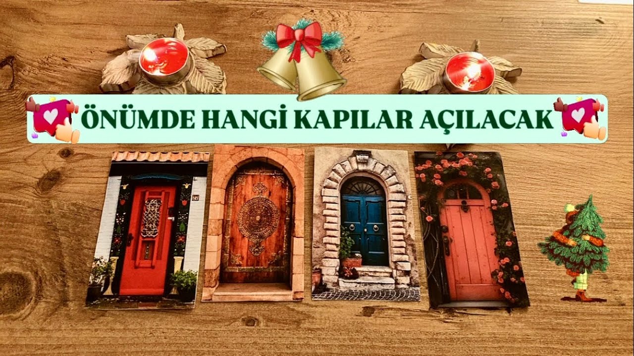 ✨ÖNÜMDE HANGİ KAPILAR AÇILACAK (YENİ YIL ÖZEL AÇILIM) 🪬AŞK ve MADDİ KONULAR🪬