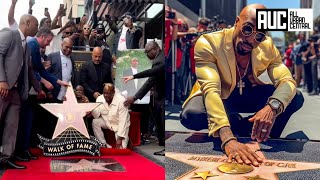 Tupac Hollywood Walk Of Fame Star Ceremony