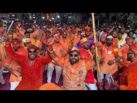 Laal Akhada Talim 🔥🚩Vastad Ganpati Solapur 2026 #solapur #lezim #ganeshutsav2026 #4k
