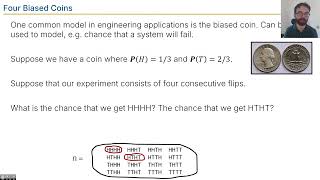 [CS70 Fa24 Lecture 15, Video 3] - Four Biased Coins