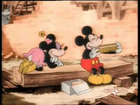 Mickey Mouse & Minnie Mouse-Building a Building(Colorized)