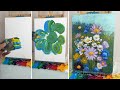 Beautiful Flower Bouquet Painting | Easy Acrylic Painting Tutorial for Beginners