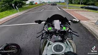 Kawasaki Ninja H2 Supercharge Sound ❤️#kawasaki #ninjah2