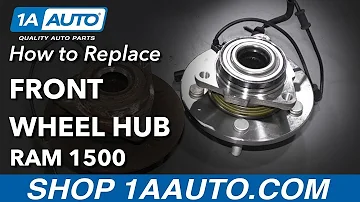 How to Replace Front Wheel Hub 12-17 Ram 1500