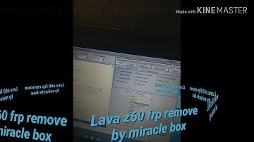 Lava Z60 Frp Bypass ll Google Account Lock Remove[[[[ miracle box]]]]