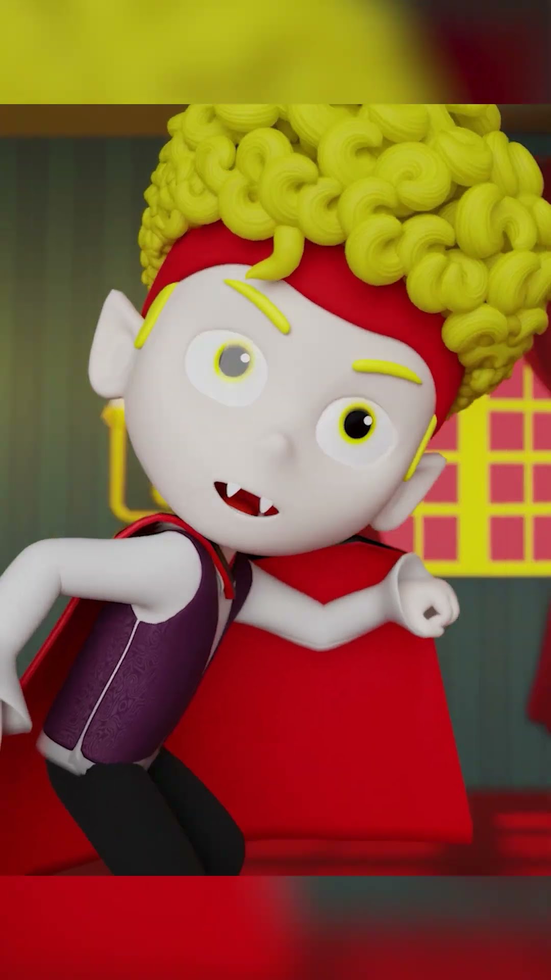 Chicky, Vampiro, Lya-Lya y la Bruja | D Billions Canciones Infantiles #shorts #db