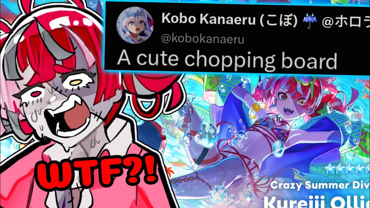 Kobo reaction to Summer Ollie in Holodori