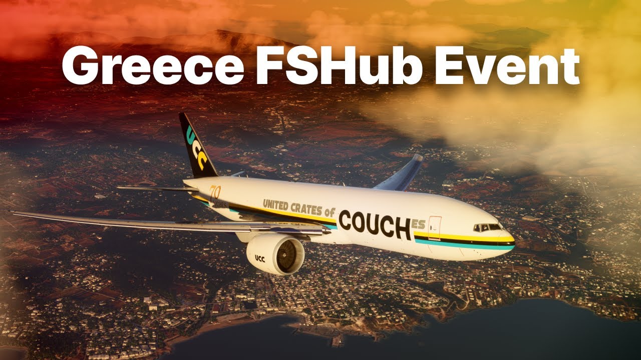 Aeroconomy Event • Greece • Unexpected sim re-install ✈ 777F and 777-300ER