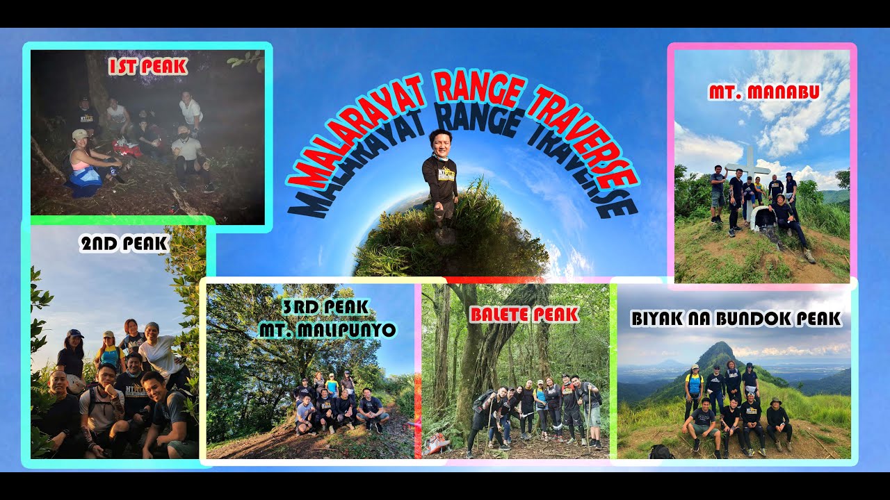 Malarayat Mountain Range Traverse, Mt. Malipunyo to Mt. Manabu Full Trail... / MALTRAV .Panganay...
