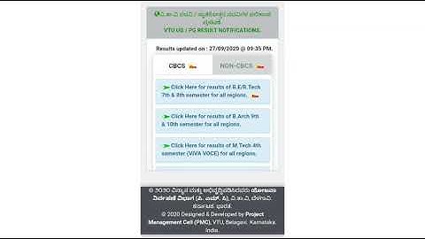 VTU RESULTS OUT:28/09/2020|B.E/B.TECH 7TH&8TH SEMESTER FOR ALL REGIONS||