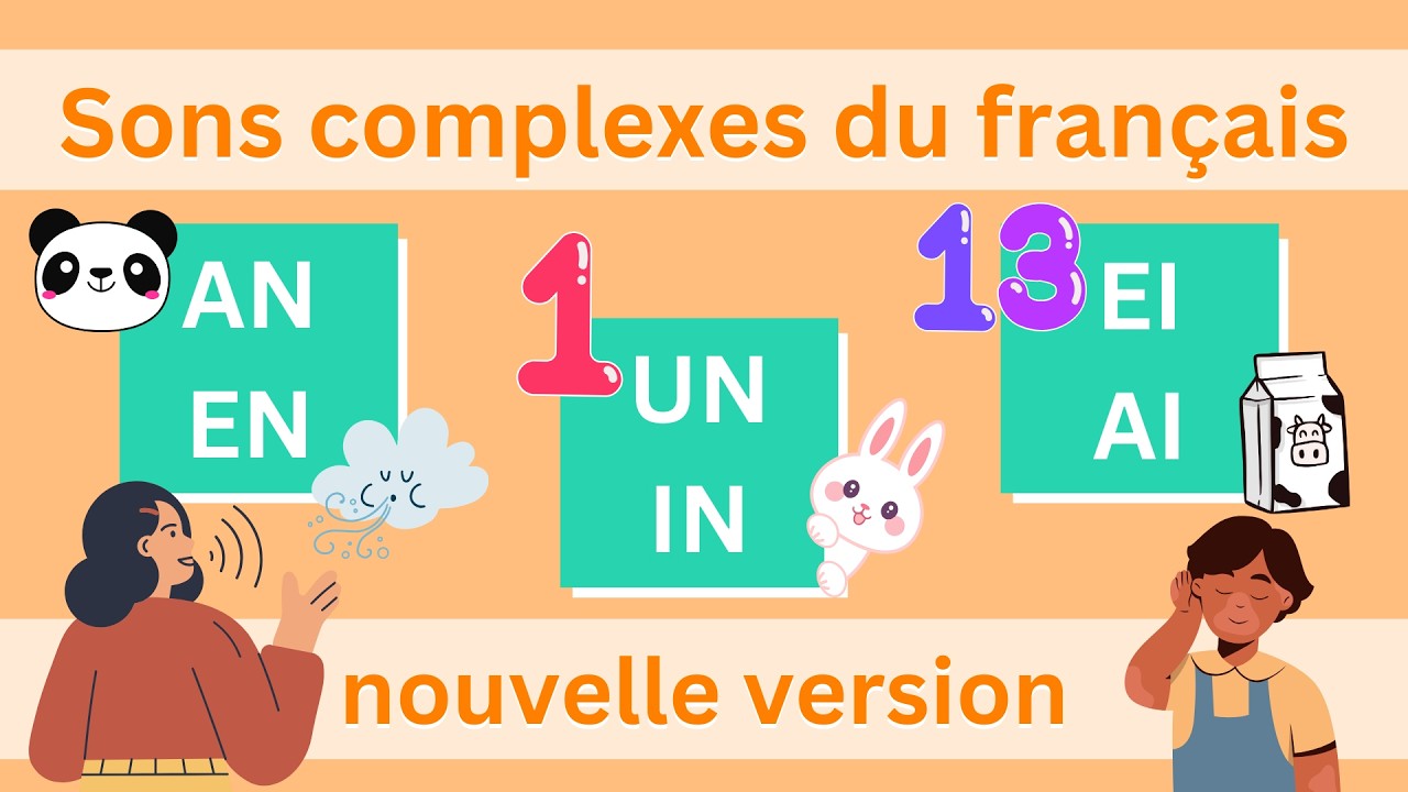 Sons complexes du français standard - NOUVELLE VERSION SANS MUSIQUE