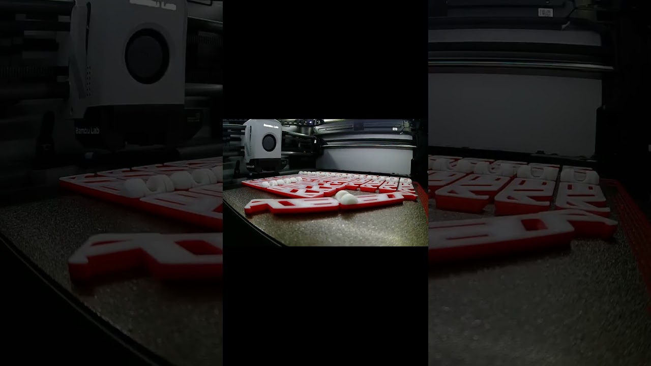 Keyring phone stand 2 short #3dprinting #timelapse