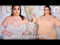 PRETTYLITTLETHING SPRING PLUS SIZE TRY ON HAUL & MY NEW FAVE PERFUMES FEAT DOSSIER