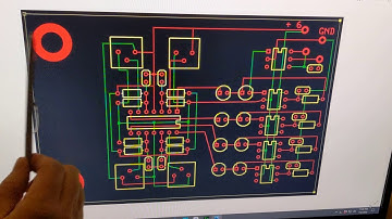 LASER shooting simulator, printed circuit board layout