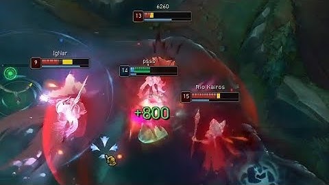 When Korean Fiora Main start to 1v4