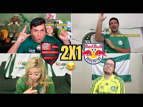 REAÇÕES PALMEIRENSES DESESPERADOS COM A VITORIA DO MENGAO - FLAMENGO 2X1 BRAGANTINO - VAMOS RIR KKKK