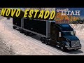 RODANDO NA NOVA DLC DO AMERICAN TRUCK/UTAH - QUASE DEU RUIM CHEGANDO NO DESTINO - VOLVO VNL 9 EIXOS