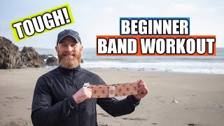 Tough Beginner Band Workout! / 12 Minutes