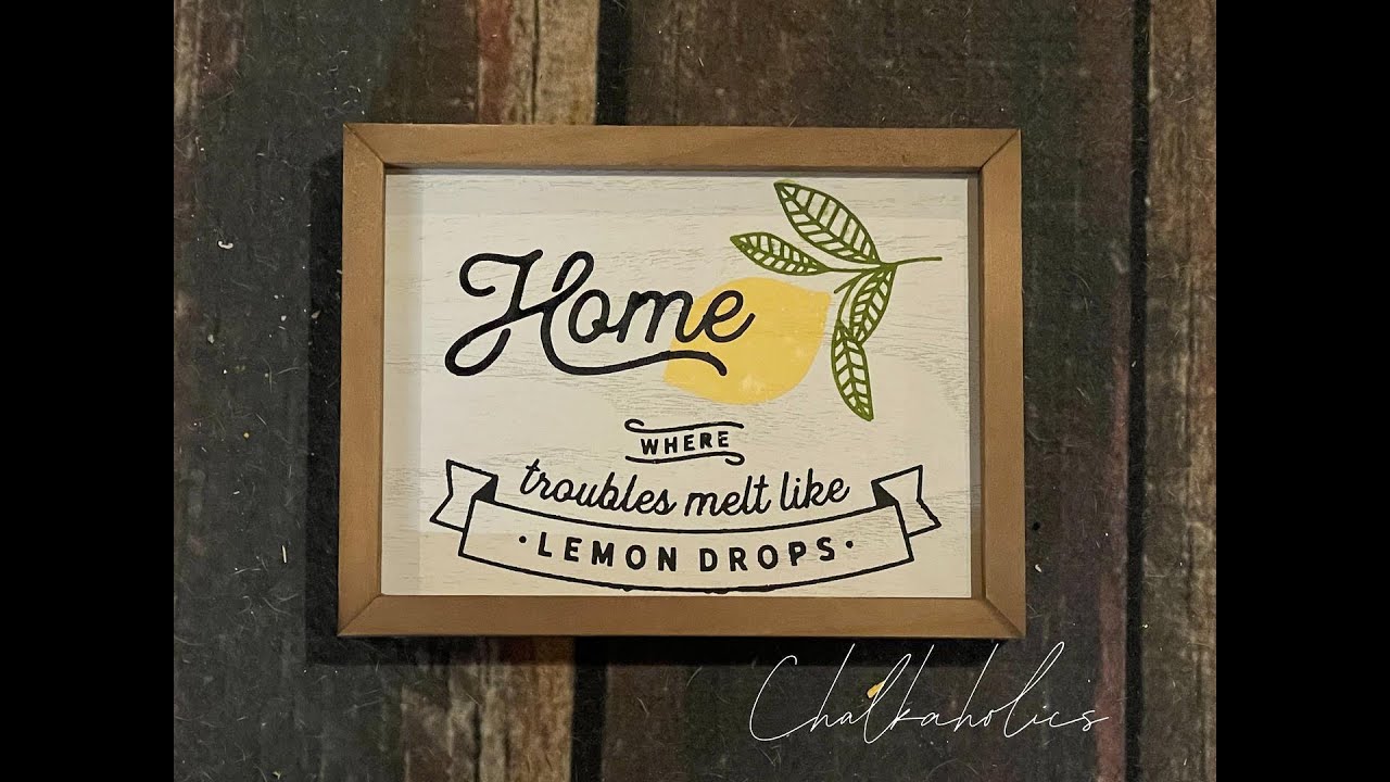 Chalk Couture Sweet Lemon Grove - 2nd project