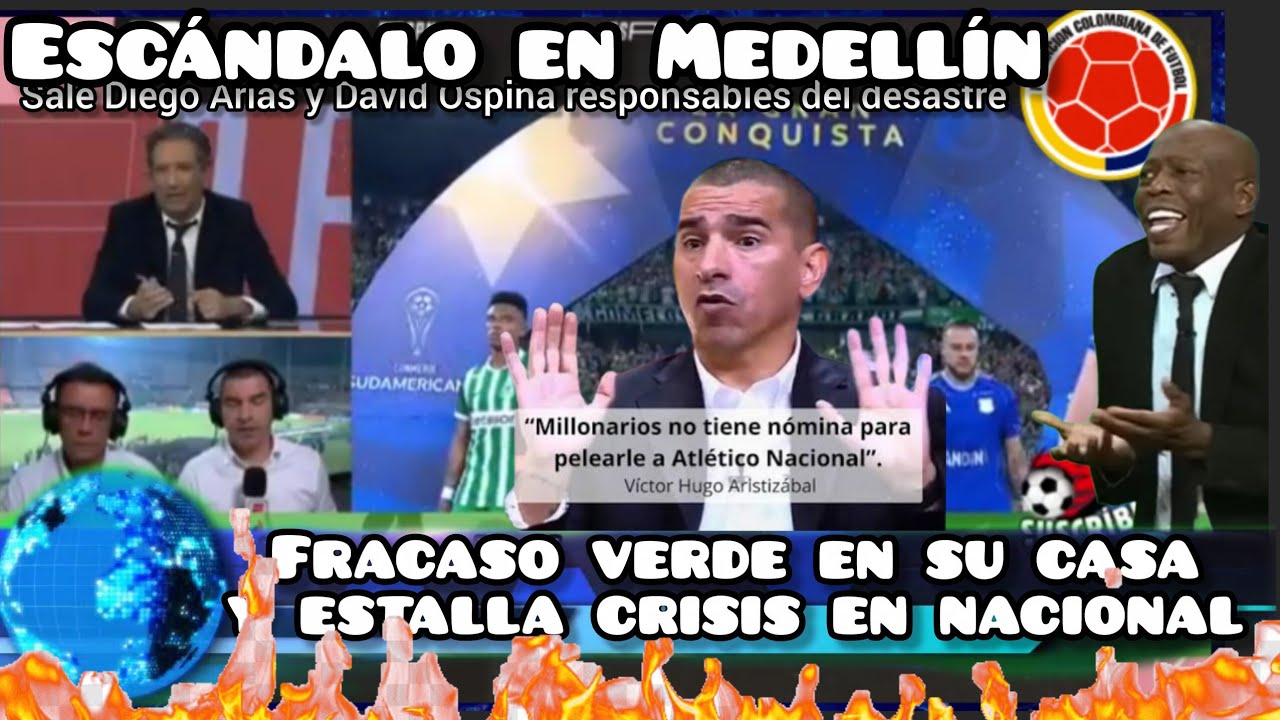 Millonarios elimina a Nacional en Medellín, humillación total y la hinchada exige la renuncia Arias