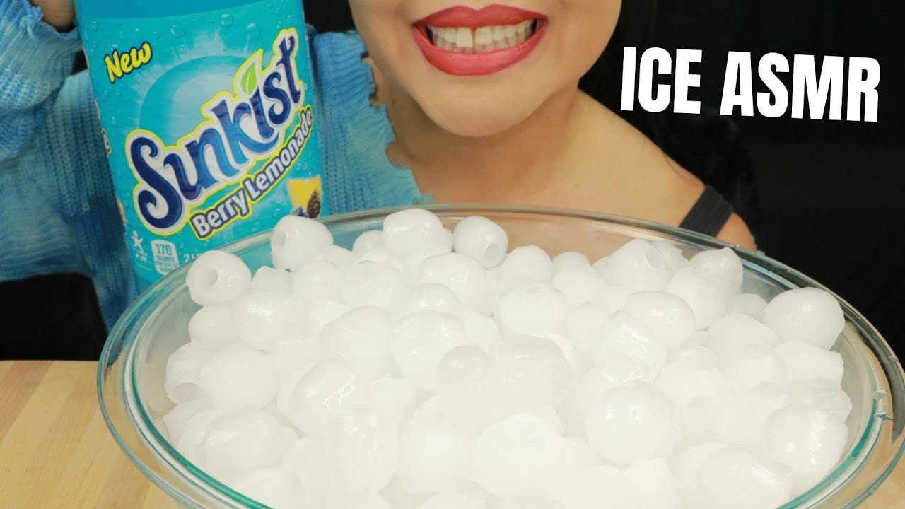 ASMR IGLOO ICE CEREAL SUNKIST BERRY LEMONADE/ EXTREME FIZZY SOUNDS