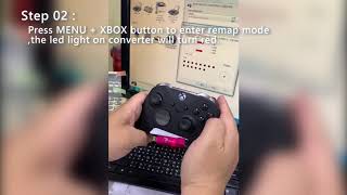 Conversor do robô do punho de bluetooth para ps5/ps4/switchpro/xbox um s  acessórios do jogo com função da sensação somatossensorial