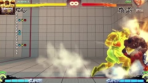 USF4 Balrog combo  1 frame links ( Without plinking)