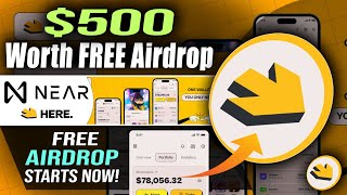 🔥$500+ Hot Mining Airdrop - Near Protocol Official HERE Wallet Airdrop | HOT Token Airdrop🪂