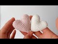 Amigurumi kalp anahtarlk tarifi amigurumi heart keychain pattern 