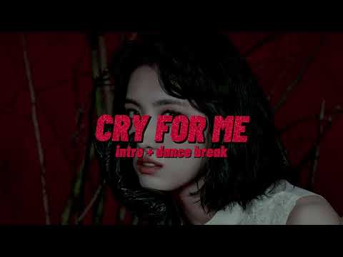 TWICE Cry For Me Intro Dance Break Award Show Concept