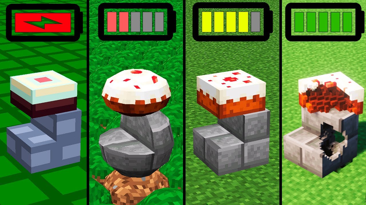 minecraft physic with different battery - YouTube