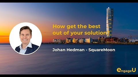 How get the best out of your Solution by Johan Hedman